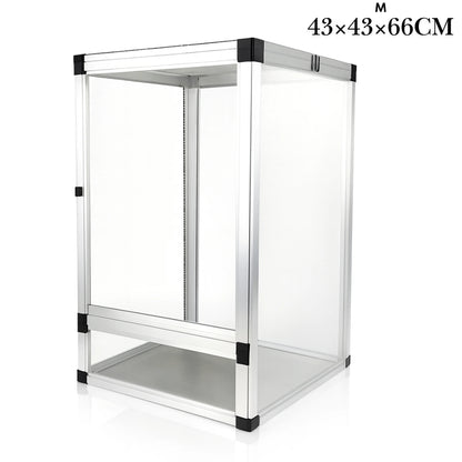 Terrarium grillagé en aluminium – Haute ventilation et visibilité 