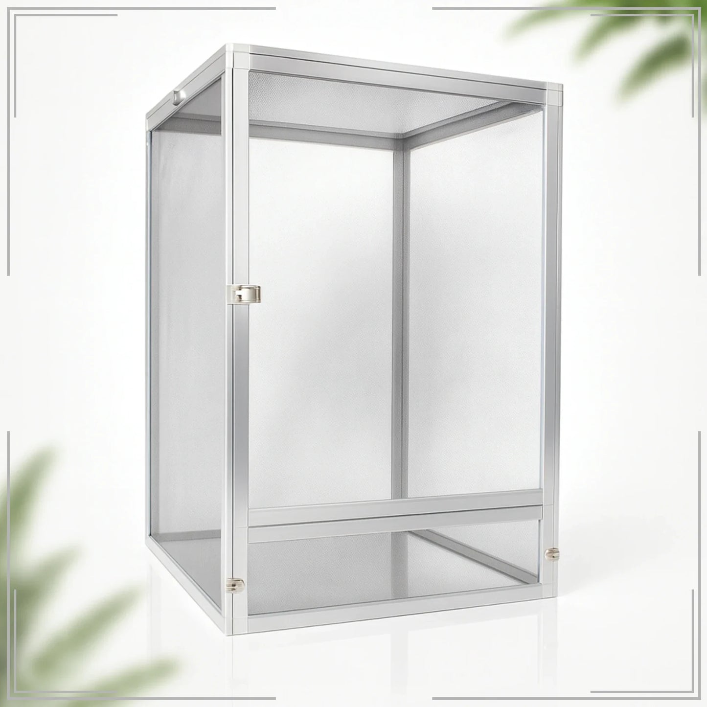 Terrarium grillagé en aluminium – Haute ventilation et visibilité 