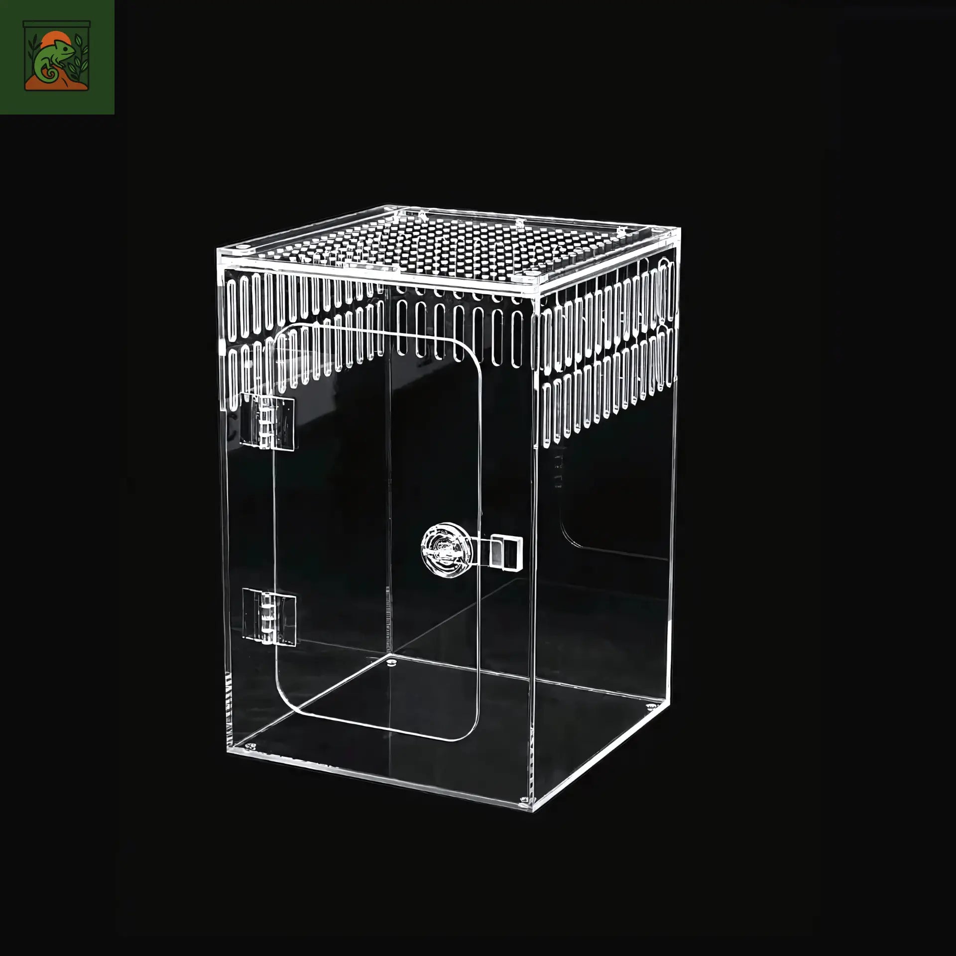 Terrarium vertical en acrylique – Porte frontale pour accès facile 
