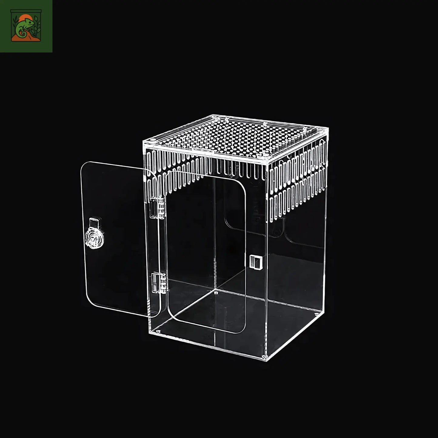 Terrarium vertical en acrylique – Porte frontale pour accès facile 