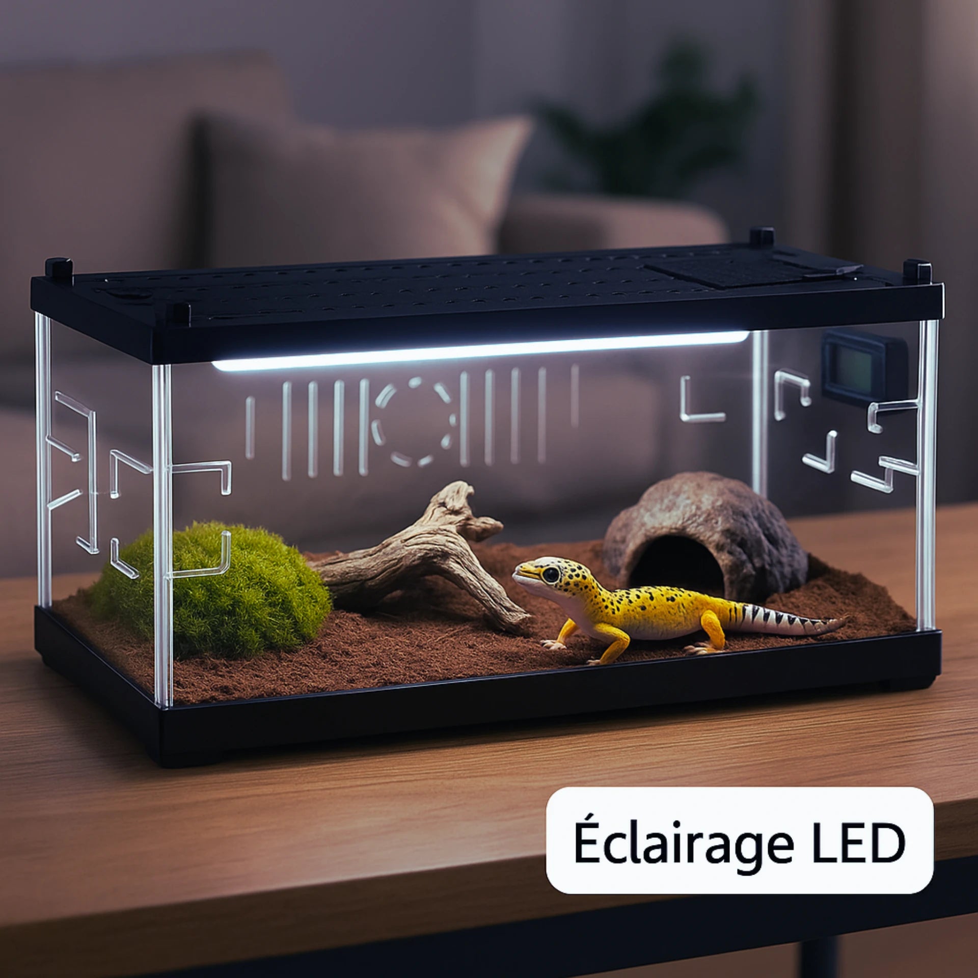 Terrariums Chauffants en Acrylique - LED intégré 