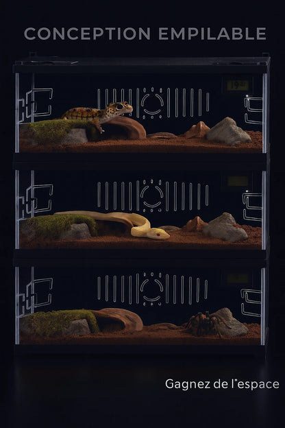 Terrariums Chauffants en Acrylique - LED intégré 