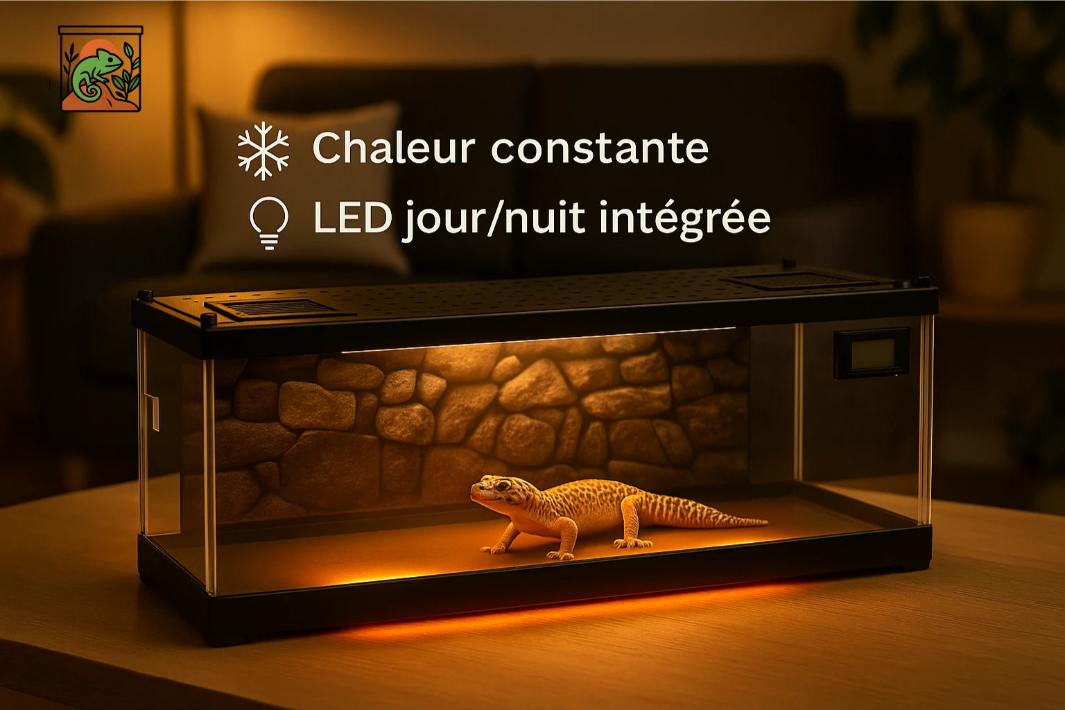 Terrariums Chauffants en Acrylique - LED intégré 