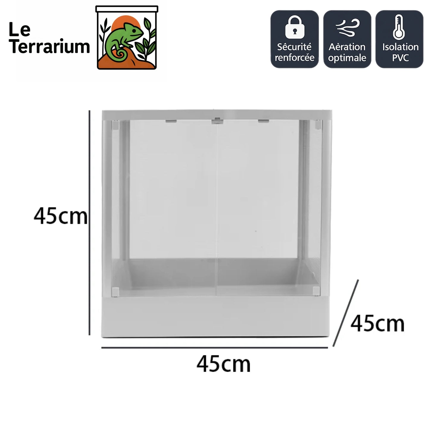 Terrariums en pvc et verre 