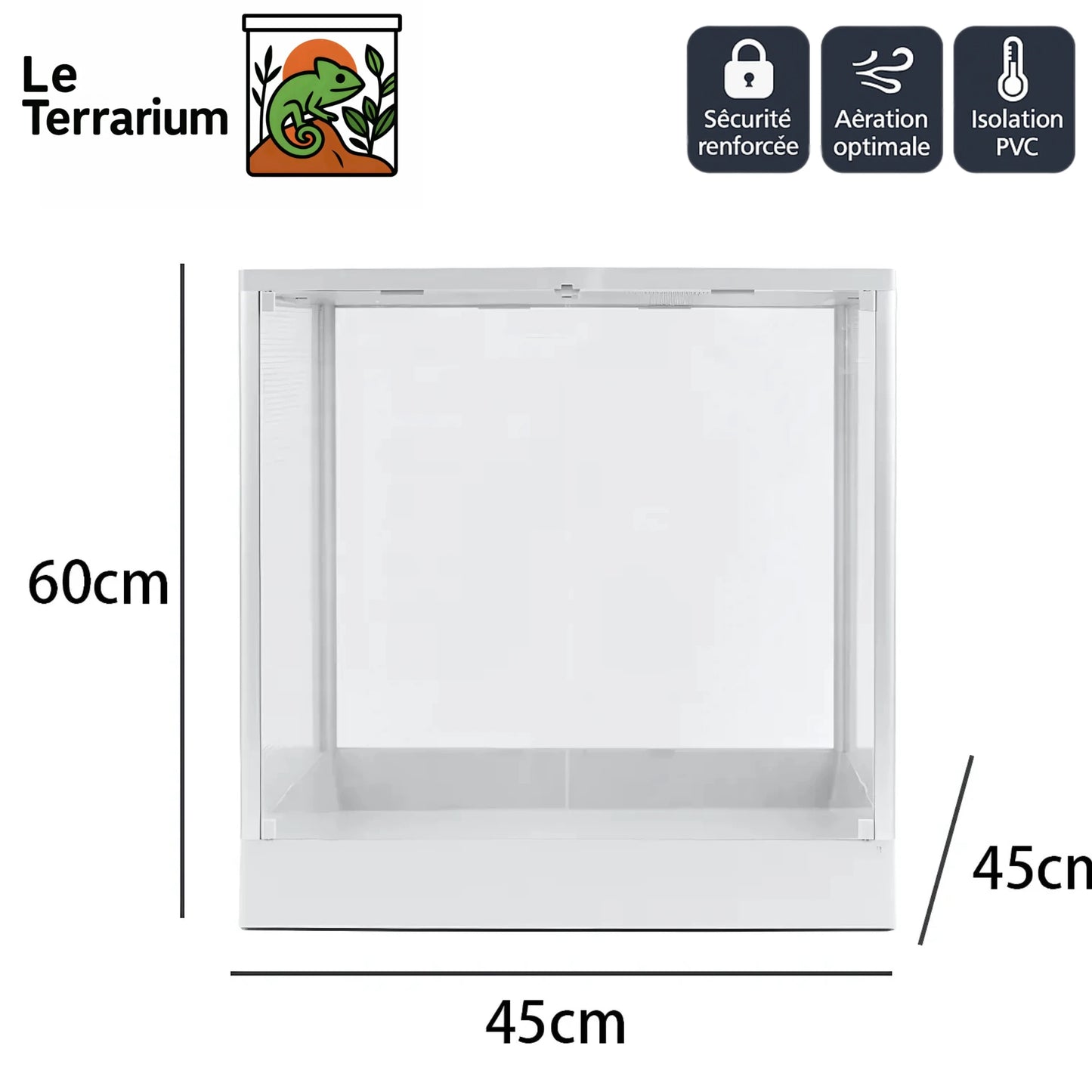 Terrariums en pvc et verre 
