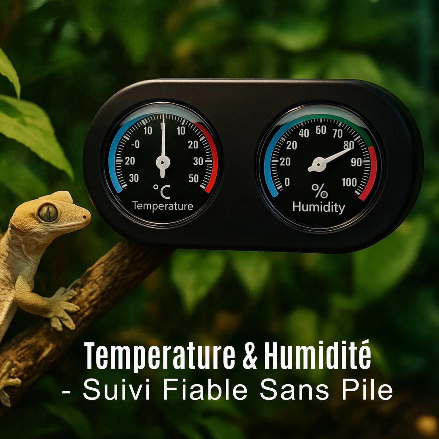 Thermomètre Analogique pour Terrarium 