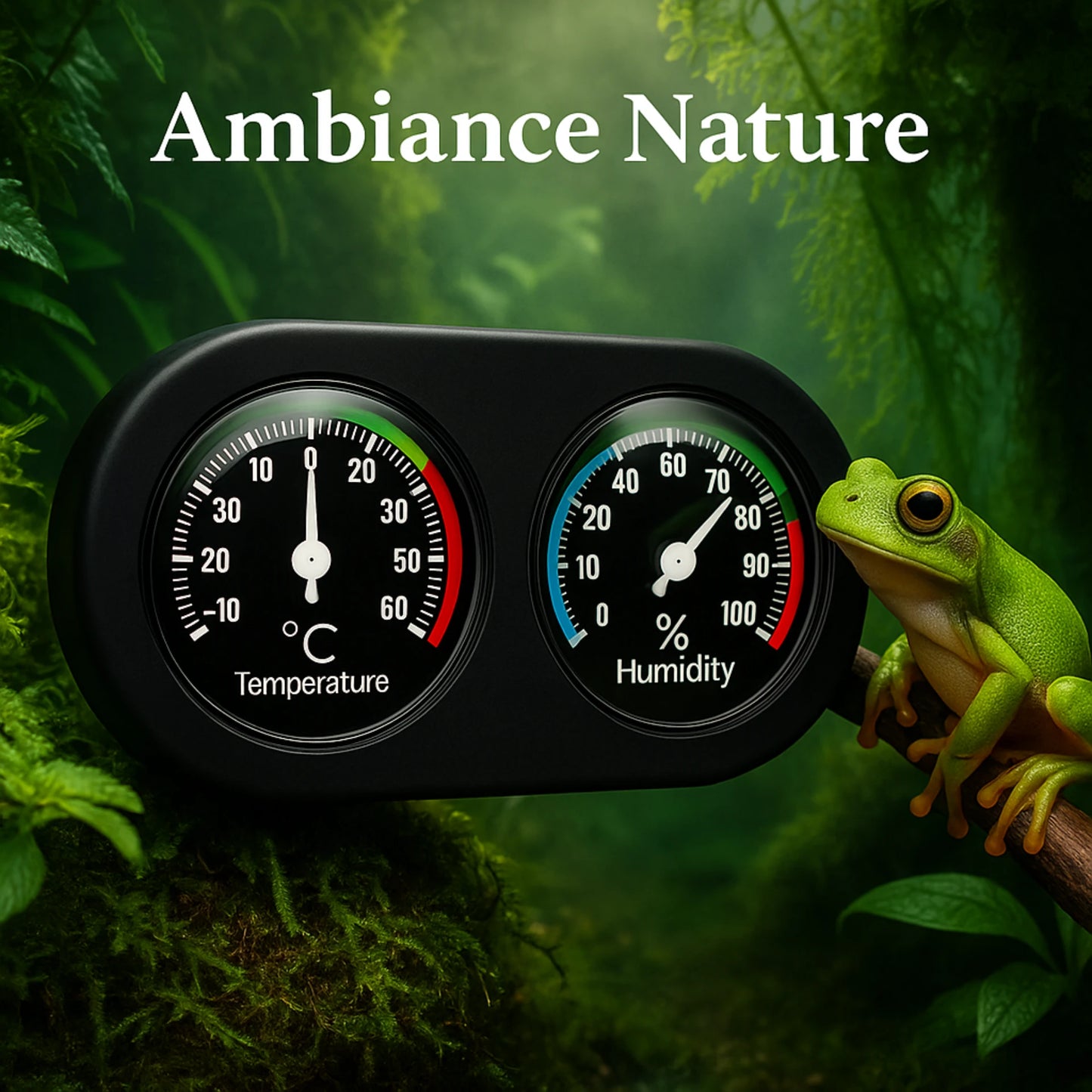 Thermomètre Analogique pour Terrarium 