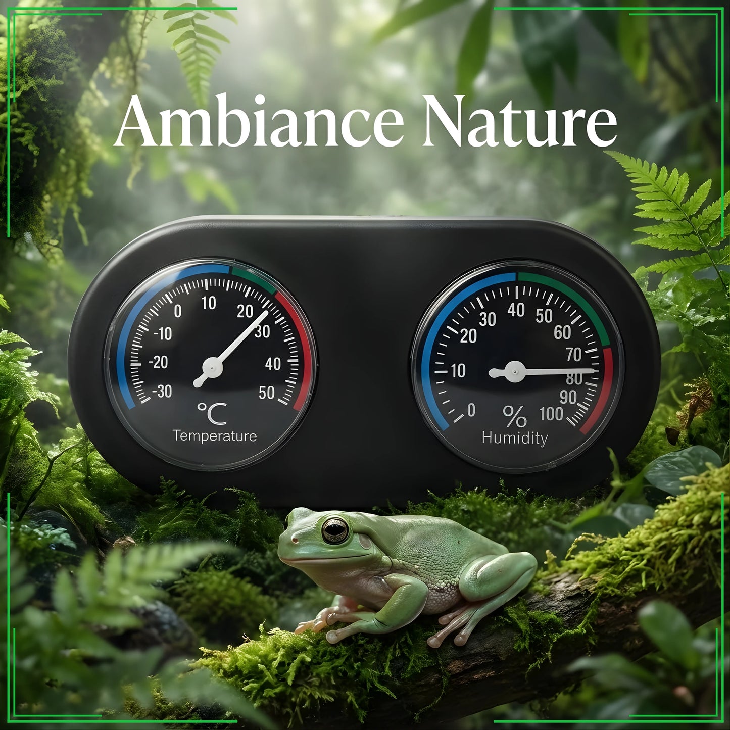 Thermomètre Analogique pour Terrarium 