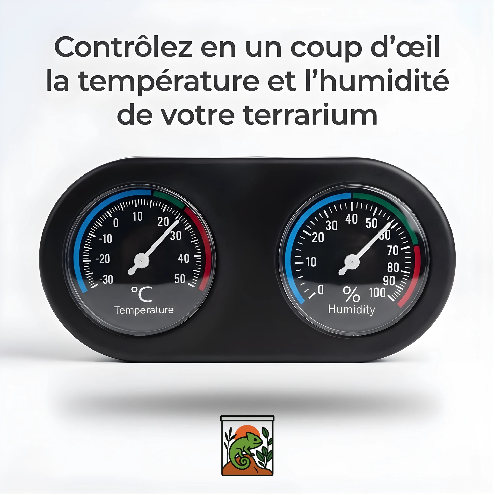 Thermomètre Analogique pour Terrarium 