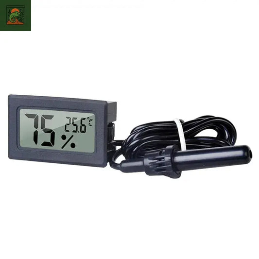 FY-12 Mini LCD Numérique Therye.com Hygromètre Jauge Testeur Avec Sonde Incubateur Aquarium Intégré Température Humidité Mètre 