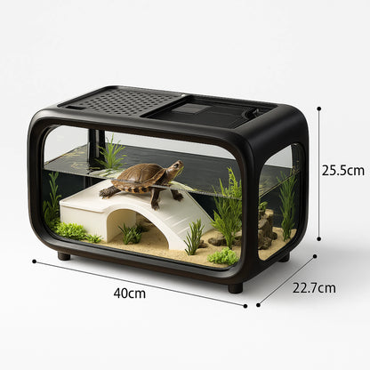 Vivarium pour tortue - Terrarium Aquatique Transparent 