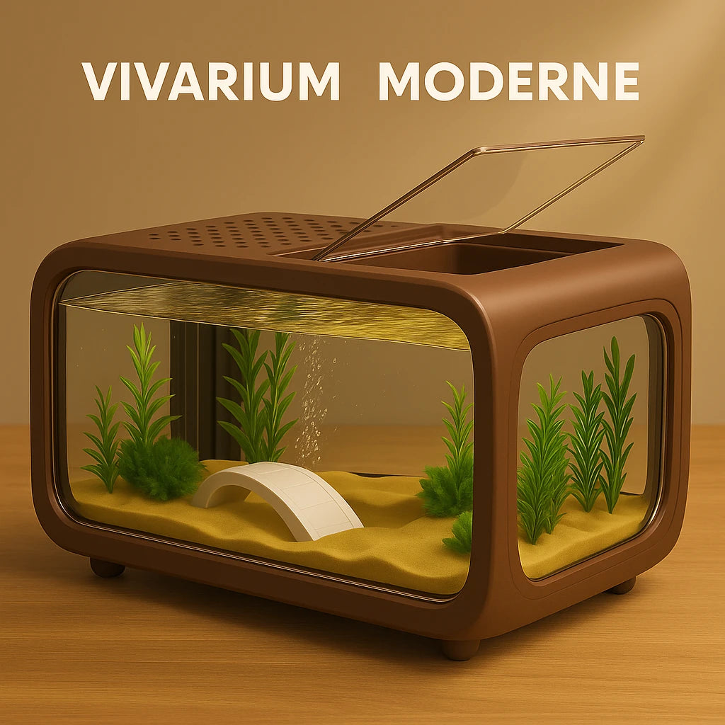 Vivarium pour tortue - Terrarium Aquatique Transparent 