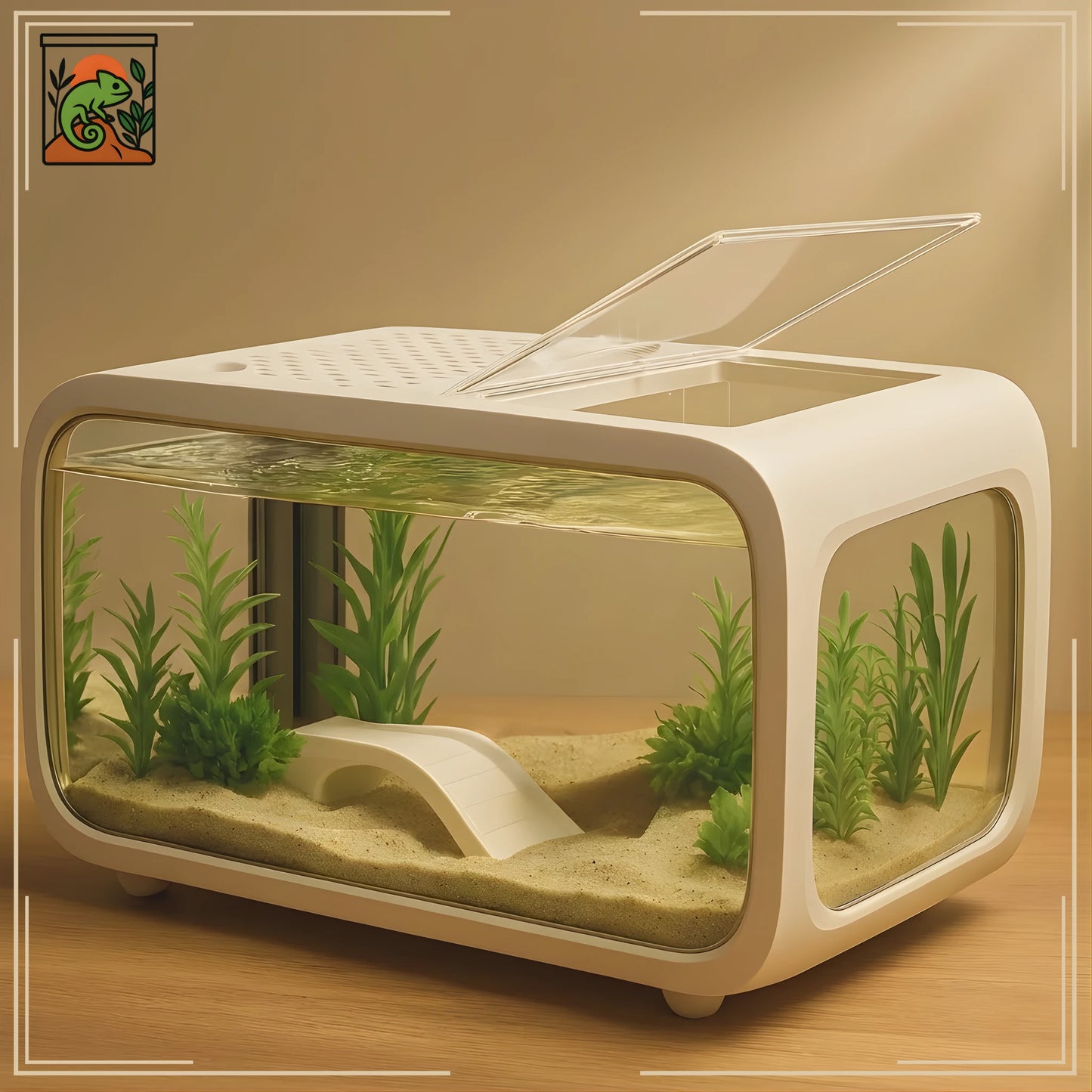 Vivarium pour tortue - Terrarium Aquatique 