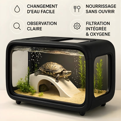 Vivarium pour tortue - Terrarium Aquatique 