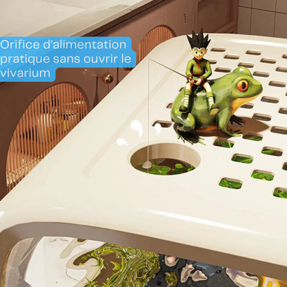 Vivarium pour tortue - Terrarium Aquatique Transparent 