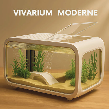 Vivarium pour tortue - Terrarium Aquatique Transparent 
