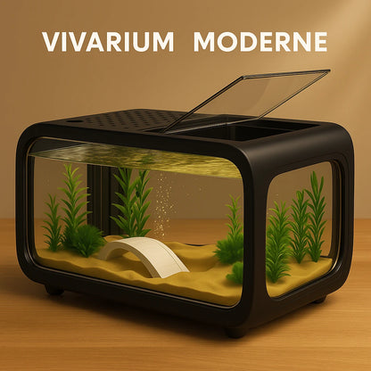 Vivarium pour tortue - Terrarium Aquatique Transparent 